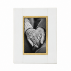 Foreside Home & Garden 2x3 Bernadette Mini Picture Frame With Brass Inlay