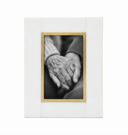 Foreside Home & Garden 2x3 Bernadette Mini Picture Frame With Brass Inlay