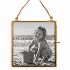 Sugarboo Brass Frame 7"x7" Square