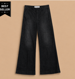 Frank & Eileen West Village NYC Trouser Washed Black Denim