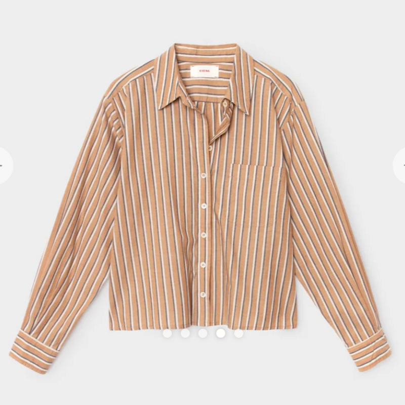 XIRENA WYLER SHIRT HICKORY NAVY