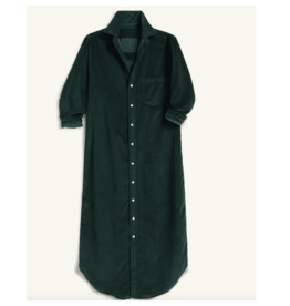 Frank & Eileen RORY Maxi Shirtdress Italian Cord Peacock