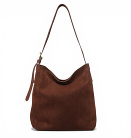 OLIVEVE MIDI GABRIELLA SHOULDER BAG ESPRESSO