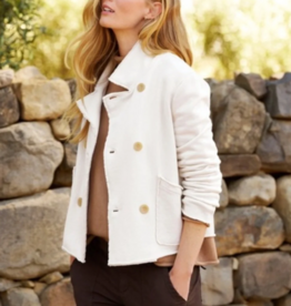 Frank & Eileen Mini Belfast Sweatshirt Peacoat VINTAGE WHITE