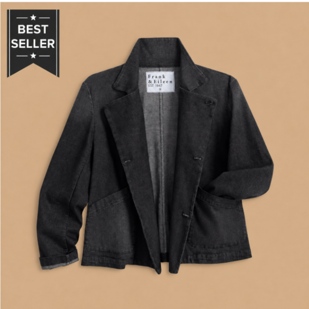 Frank & Eileen Cropped English Peacoat 1981 Wash