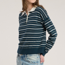 Velvet KAELIN Striped Rugby Multi Stripe