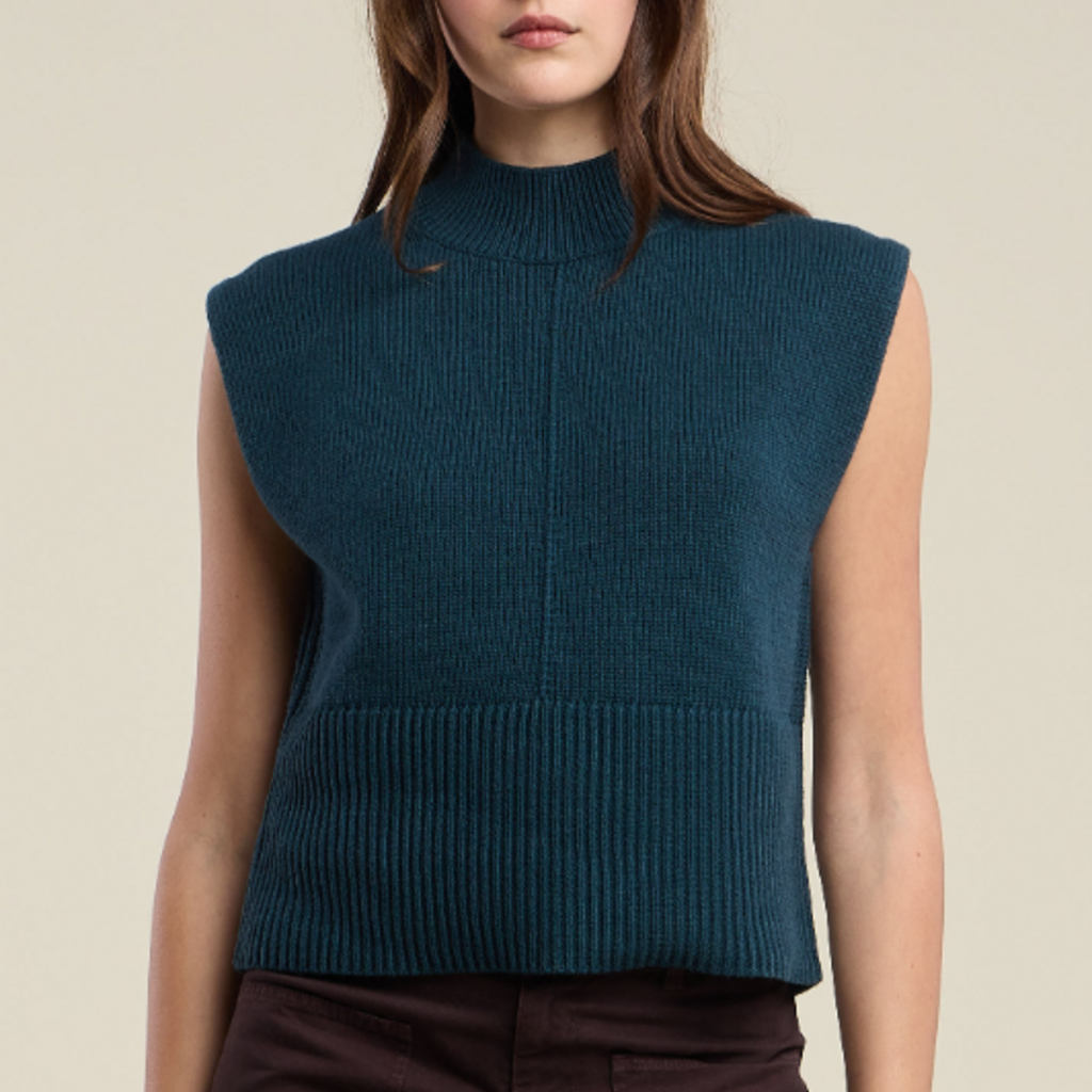 Velvet ELECTRA PINE Sleeveless Sweater