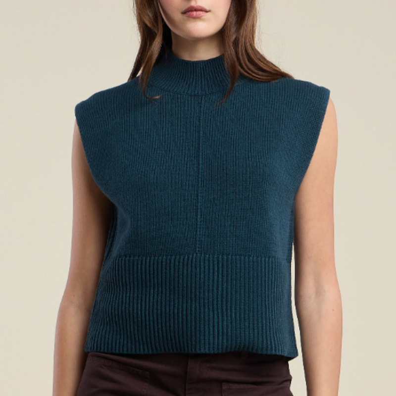Velvet ELECTRA PINE Sleeveless Sweater