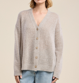 Velvet LEAH Oatmeal Cashmere Blend Sweater
