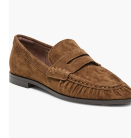 BAXEN PENNY LOAFTER CHESTNUT SUEDE AS SIZED
