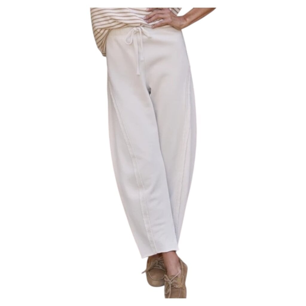 Frank & Eileen Bibi Barrel Leg Sweatpant VINTAGE WHITE