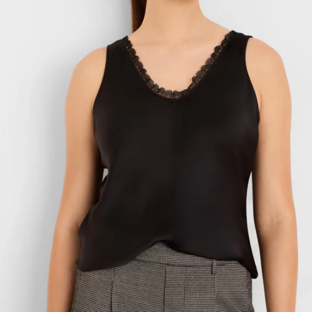NIC+ZOE DAY GLOSS LACE TRIM ONYX
