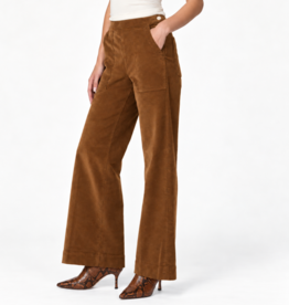 Joe's Jeans THE CORDUROY SIDE ZIP WIDE LEG BRONZE BROWN