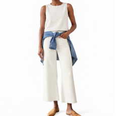 Frank & Eileen GALWAY Wide-Leg Jean Natural