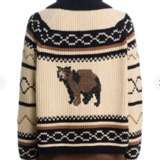 The Great THE BEAR LODGE CARDIGAN BLACK