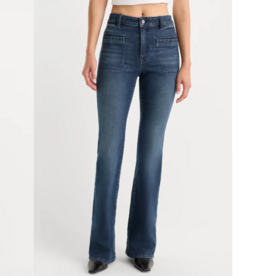 Good American SOFT TECH GOOD LEGS FLARE JEANS LYRICAL