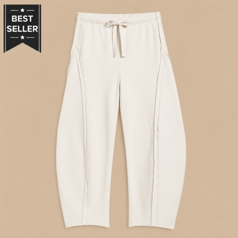 Frank & Eileen Bibi Barrel Leg Sweatpant VINTAGE WHITE