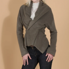 Jessie Liu Knit Asym Closure