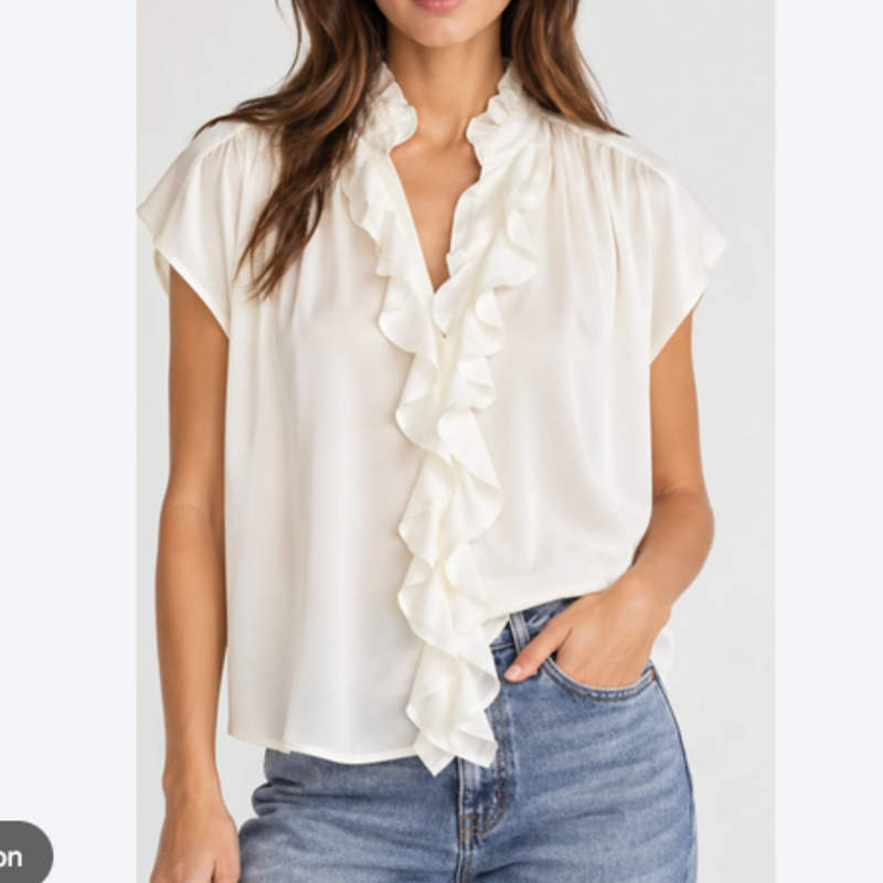 XIRENA LANORE TOP IVORY CHARM