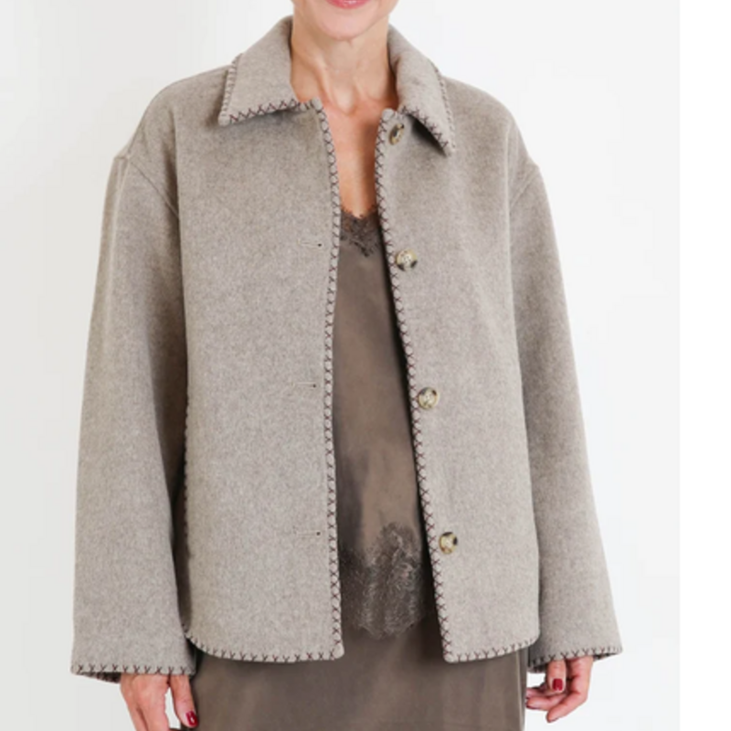 XIRENA DEAN JACKET TAUPE