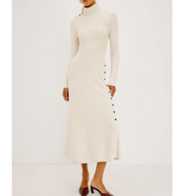 Rails KAT SWEATER DRESS IVORY