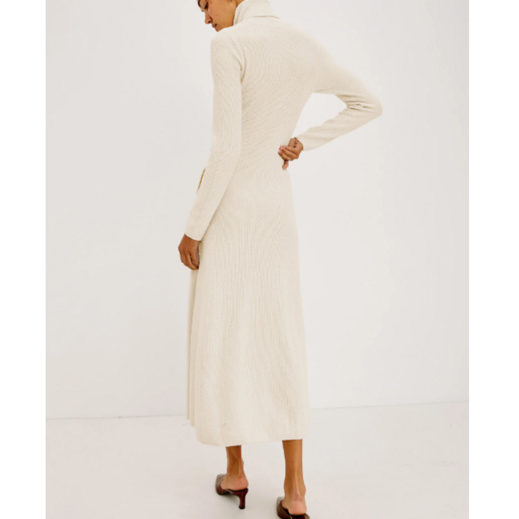 Rails KAT SWEATER DRESS IVORY