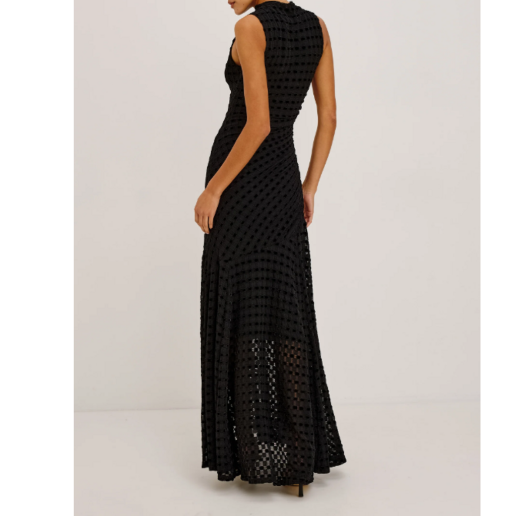Rails COSMOS DRESS BLACK CHECKERBOARD