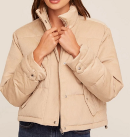 FUNNEL NECK PUFFER JACKET OAT
