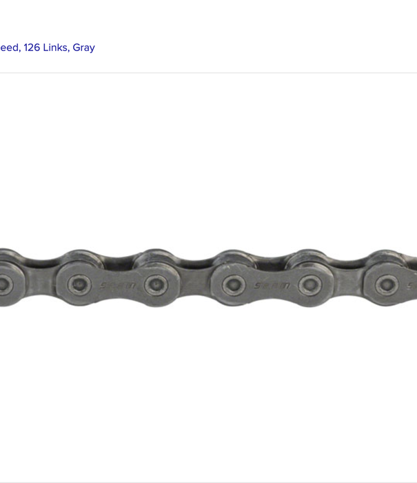 SRAM SRAM NX Eagle Chain - 12-Speed, 126 Links, Gray