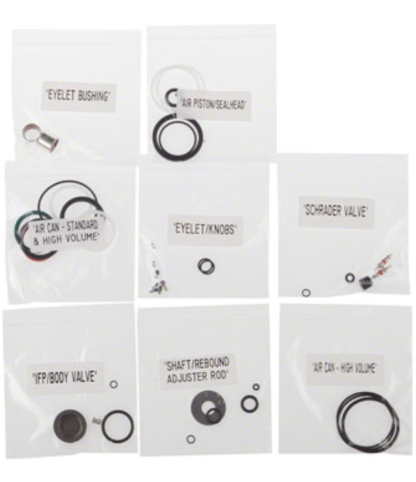 RockShox RockShox Rear Shock Service Kit, Full: Monarch B1 (RL) C1 (R,RT,RT3) D1 (RT3)