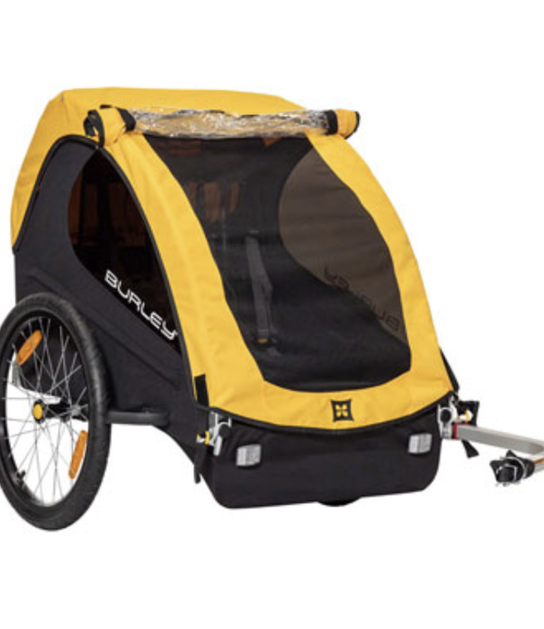 Burley Bee 2016 Child Trailer Yellow Double Seat
