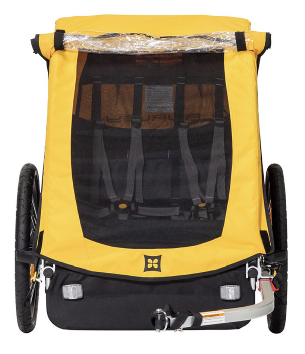 Burley Bee 2016 Child Trailer Yellow Double Seat