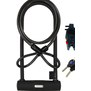 290MM U-LOCK W/CABLE AND BRACKET (SERFAS)