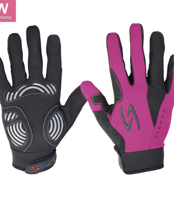 SERFAS ZLW-PK-3 ZEN Long Finger Gloves Pink Womens MD (SERFAS)
