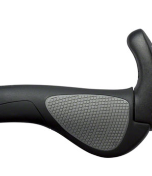 Ergon GP2-L Grips: Large Black/Gray HT3093