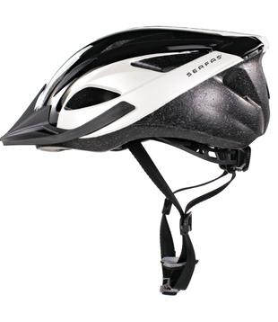 Helmet HT-200WTBK Karv Gloss WHT/BLK SM/MD (SERFAS)