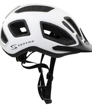 Helmet HT-404WTBK Metro Matte White LG/XLG (SERFAS)