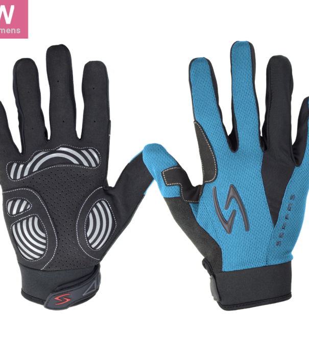 SERFAS ZLW-BL-4 ZEN LONG FINGER BLUE LARGE (SERFAS)
