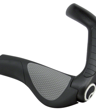 Ergon- GP5 Ergonomic Lock-on Bicycle Handlebar Grips with Extended Bar End Support (HT3099)