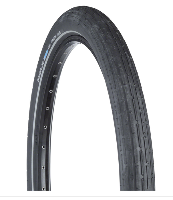 SCHWALBE Schwalbe - Fat Frank Tire - 26 x 2.35, Clincher, Wire, Black/Reflective, Active Line