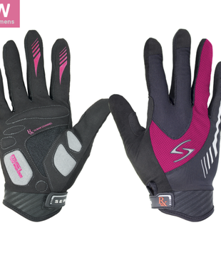 RLW-PK-4 Womens Long Finger Gloves PInk LG