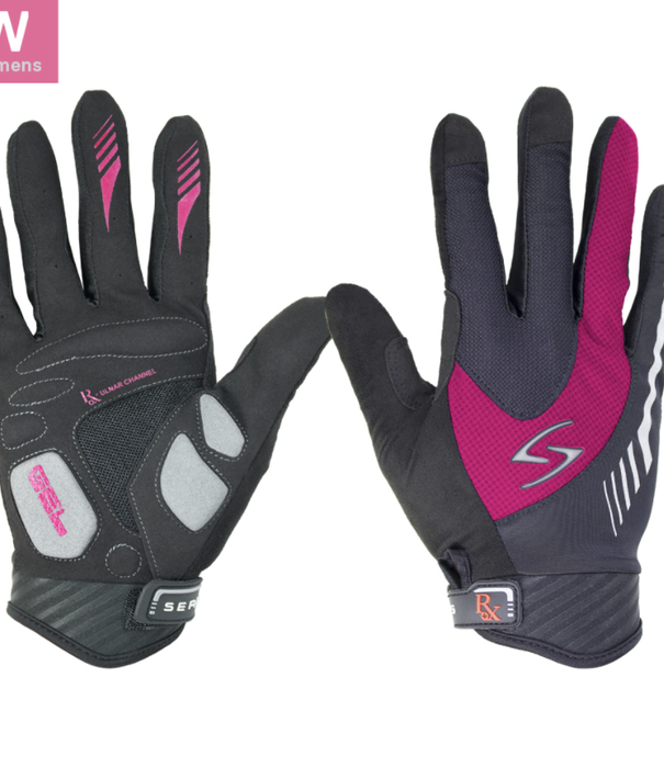 SERFAS RLW-PK-4 Womens Long Finger Gloves PInk LG