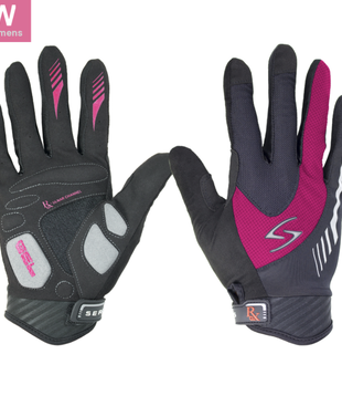 RLW-PK-3 Womens Long Finger Glove PInk MD