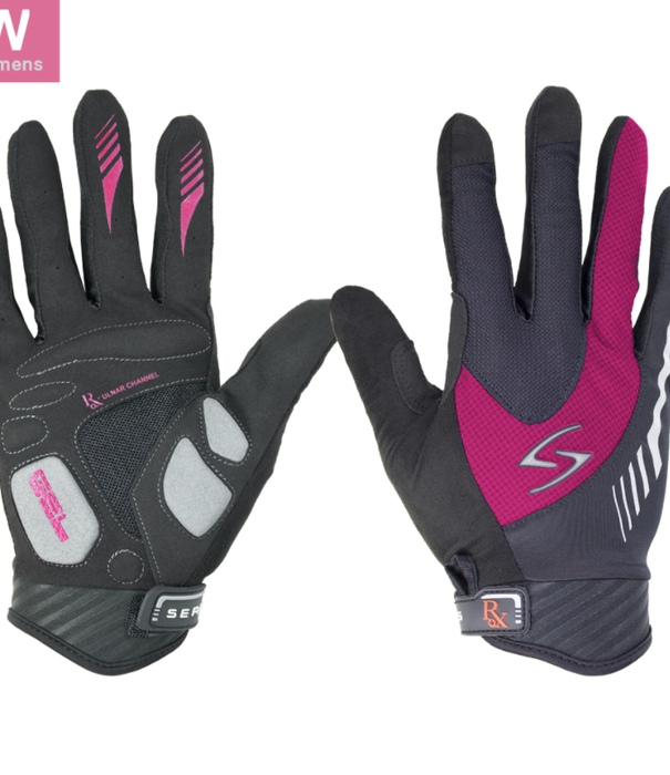 SERFAS RLW-PK-3 Womens Long Finger Glove PInk MD