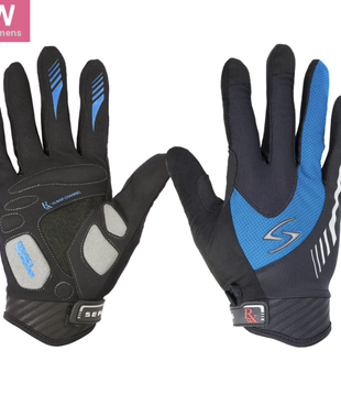 RLW-BL-3 Womes Long Finer Gloves Blue MD