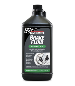 Finish Line Mineral Oil Brake Fluid, 32oz Bottle