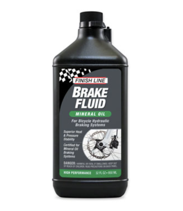 Finish Line Mineral Oil Brake Fluid, 32oz Bottle