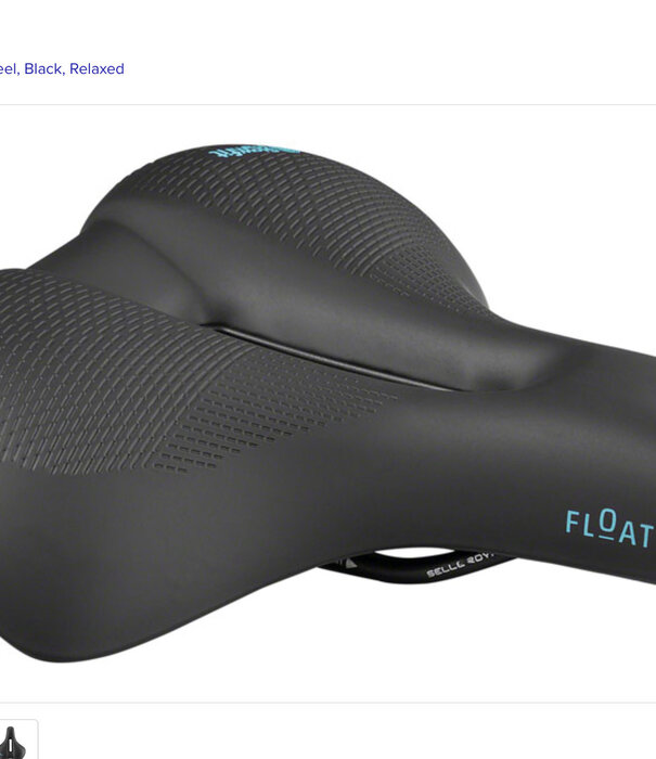Selle Royal SELLE ROYAL - FLOAT SADDLE - STEEL BLACK RELAXED (SA1818)