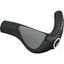 Ergon GP3 Grips - Black/Gray, Lock-On, Small