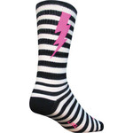 SockGuy SockGuy Wool Lightning Socks - 8 inch, Black/White, Small/Medium (SK0958)
